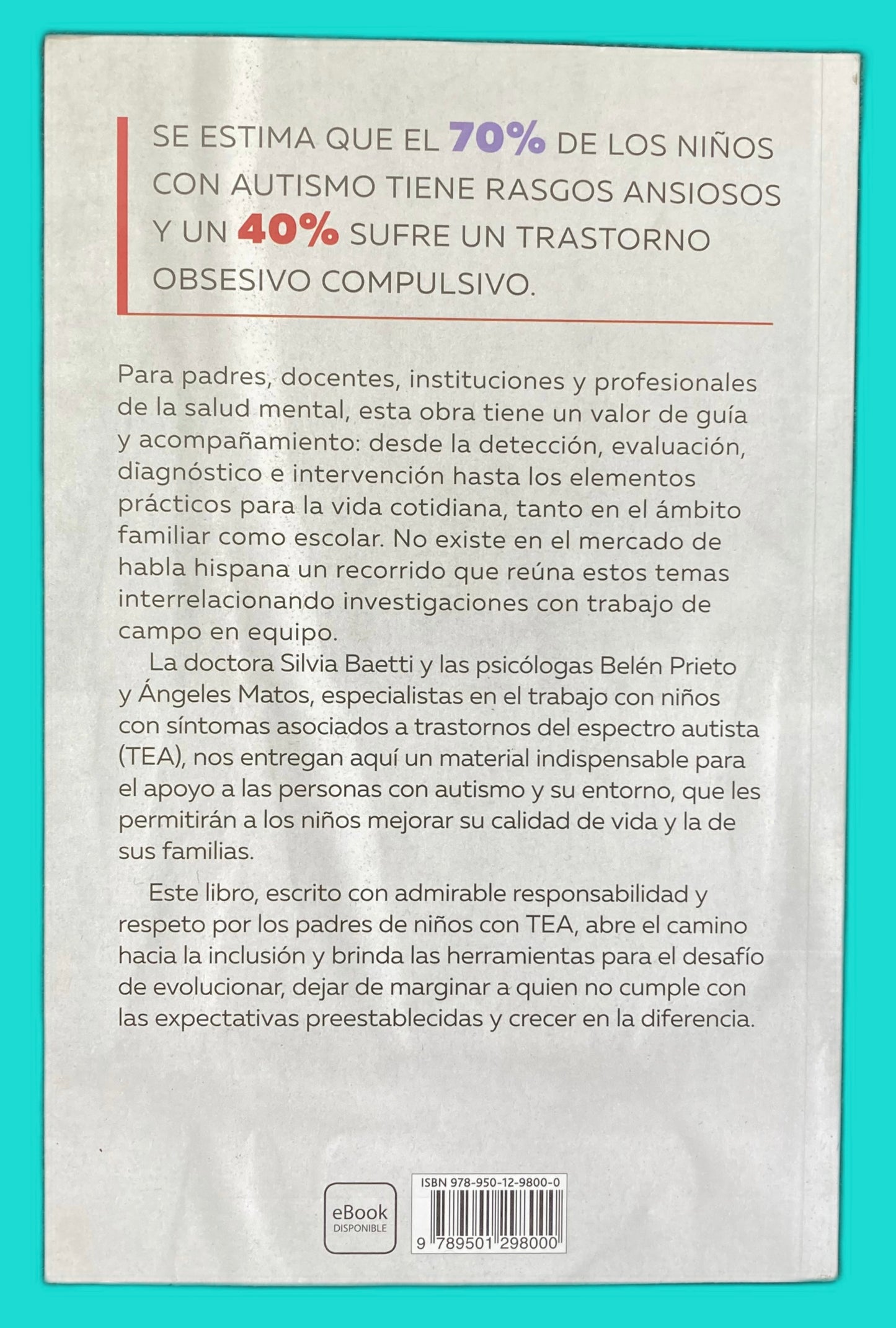 Ansiedad, TOC y Conductas Problemáticas en Autismo