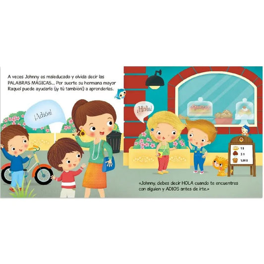 Raquel y Johnny en Palabras M谩gicas