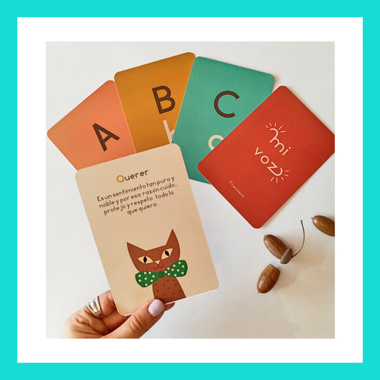 Cartas Abecedario Mรกgico "Mi Voz"