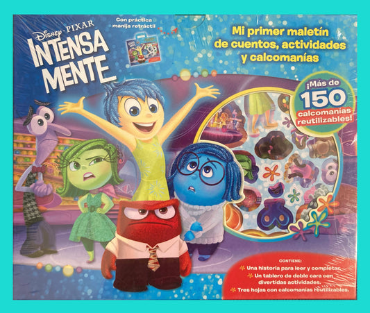 Intensamente: Mi Primer Maletín de Cuentos, Actividades y Calcomanías