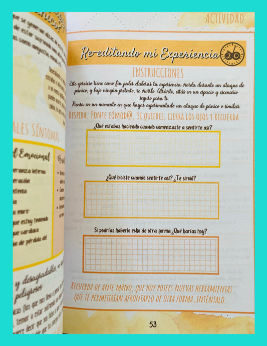 Self Care Journal: Puedo Aprender De Mi Ansiedad